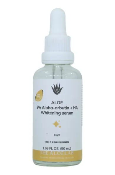 The AloeLab Alpha-Arbutin +HA Serum 2%