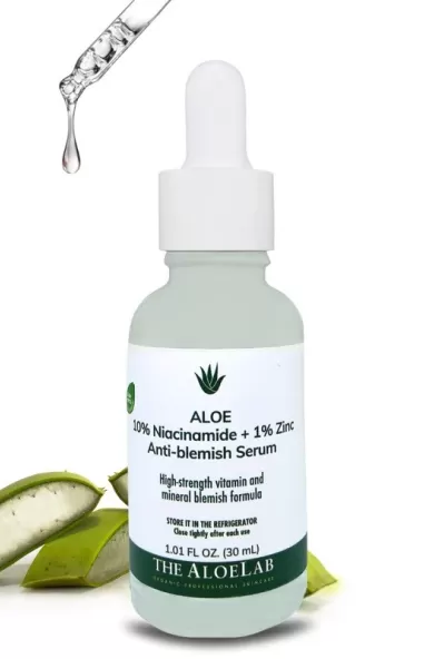 The AloeLab 10% Niacinamide +1% Zinc Anti-Blemish Serum