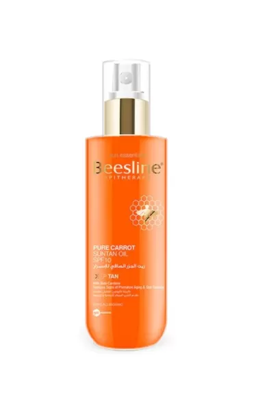 Beesline Pure Carrot Sun Tan Oil SPF 10