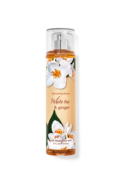 Bath & Body Works WHITE TEA & GINGER Fine Fragrance Mist