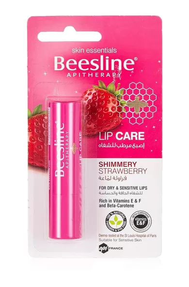 Beesline Lip Care Shimmery Strawberry