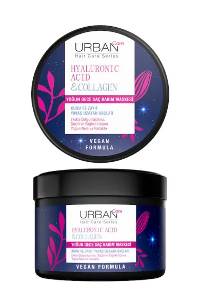 Urban Care Hyaluronic Acid & Collagen Intense Midnight Hair Mask 