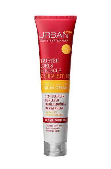 Urban Care Twisted Curls Hibiscus And Shea Butter Oil-In-Cream 24/7 Intensive Care Hair Conditioner 