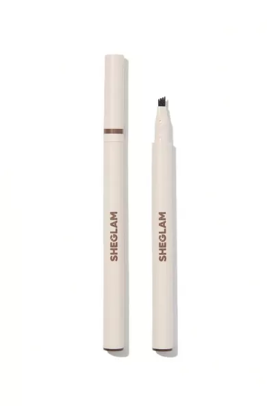 SHEGLAM FEATHER BETTER LIQUID EYEBROW PENCIL - DARK BROWN