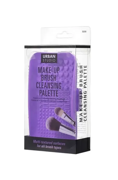 Cala Make-Up Brush Cleansing Palette - Purple