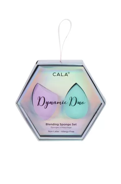 Cala Dynamic Duo Blending Sponge Set - Lavender & Aqua