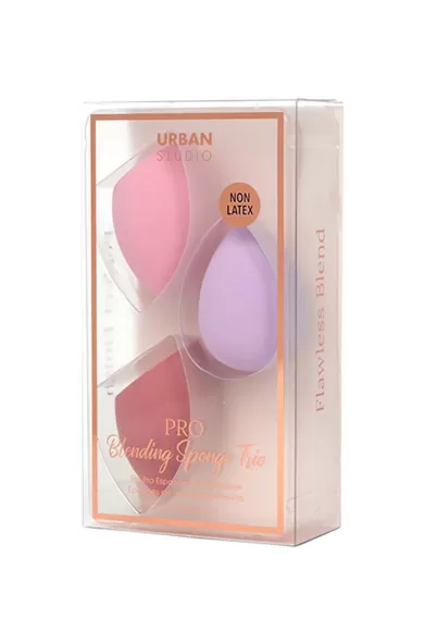 Cala Pro Blending Sponge Trio - Pink & Lavender & Mauve