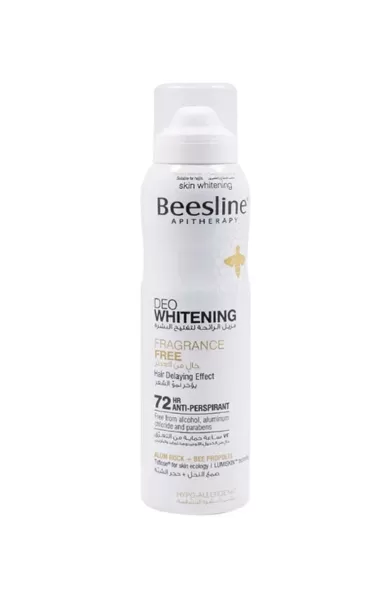 Beesline Deo Whitening Antiperspirant - Fragrance-Free