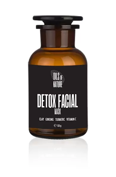 Oils of Nature Detox facial mask (Clay-Ginsing-Turmeric-Vitamin C) - 125g