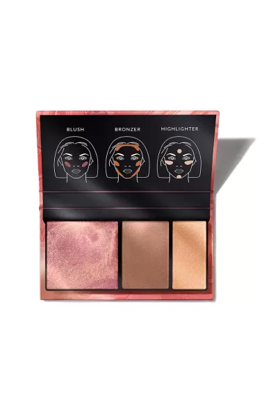 Avon Ultra Color 3 In 1 Face Palette - Golden Hour