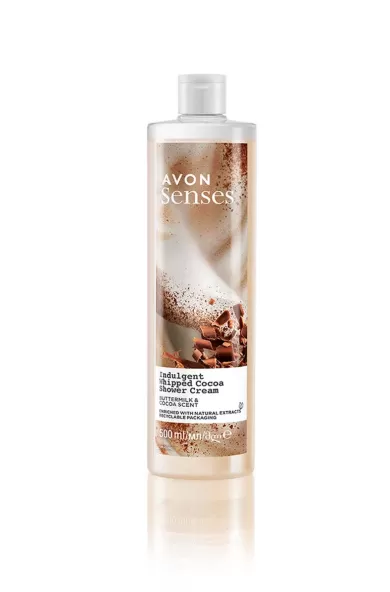 Avon SENSES INDULGENT WHIPPED COCOA SHOWER CREME - 500ML