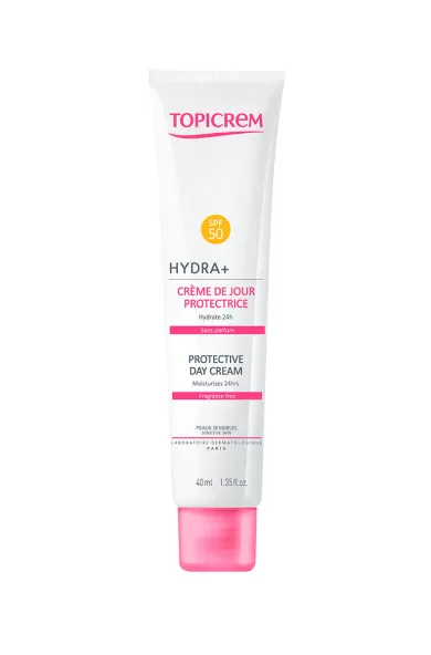 TOPICREM HYDRA+ PROTECTIVE DAY CREAM SPF50 