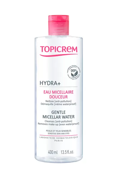 TOPICREM HYDRA+ GENTLE MICELLAR WATER 400ML