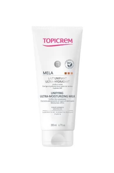 TOPICREM MELA ULTRA-MOISTURIZING UNIFYING MILK