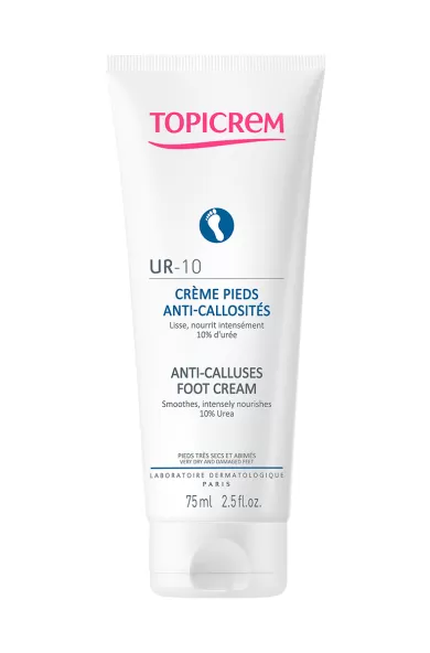 TOPICREM UR-10 ANTI-CALLUSES FOOT CREAM 