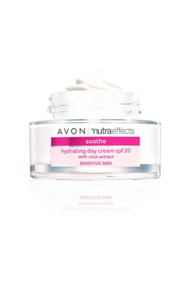 AVON NUTRA EFFECTS SOOTHING HYDRATING DAY CREAM SPF20