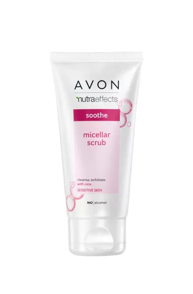 AVON NUTRA EFFECTS SOOTHE MICELLAR SCRUB