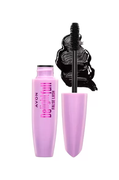 AVON DELIGHTFULL FALSE LASH MASCARA BLACKEST BLACK