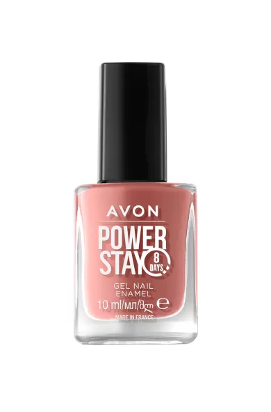 AVON POWER STAY GEL NAIL ENAMEL CAN'T QUIT CAFÉ