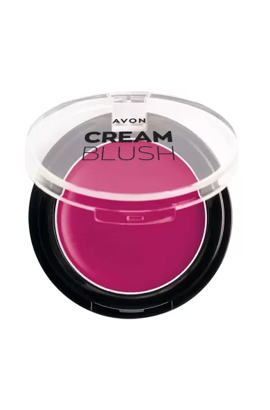 AVON 2-IN-1 LIP & CHEEK CREAM BLUSH PLUM POP