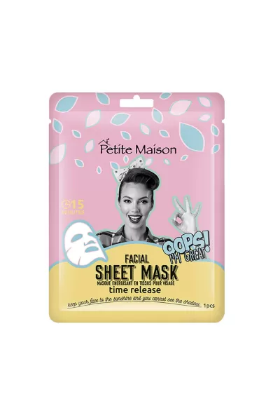 PETITE MAISON FACIAL SHEET MASK TIME RELEASE