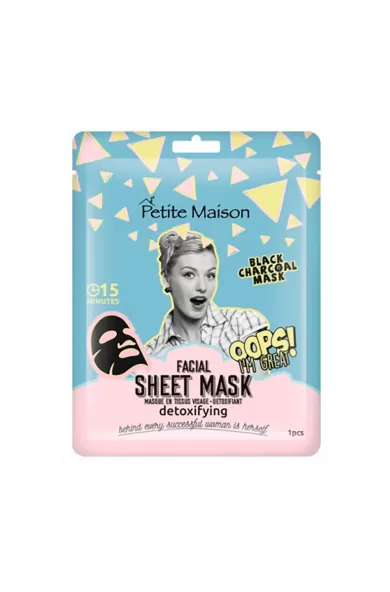 PETITE MAISON FACIAL SHEET MASK DETOXIFYING