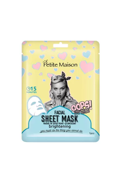 PETITE MAISON FACIAL SHEET MASK BRIGHTENING