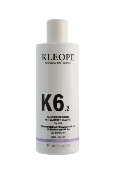 Kleope 1% Selenium Sulfide Dry Scalp Anti-Dandruff Shampoo 250 ml