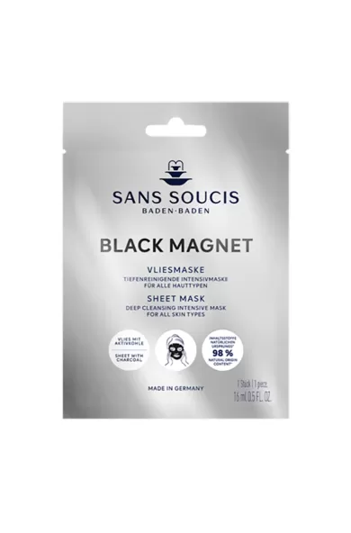 SANS SOUCIS BLACK MAGNET SHEET MASK