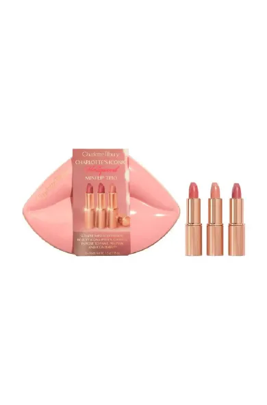 Charlotte Tilbury Mini Iconic Hollywood Lipstick Trio Gift Set