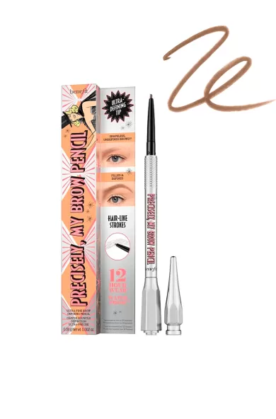 BENEFIT COSMETICS PRECISELY, MY BROW PENCIL 03 WARM LIGHT BROWN