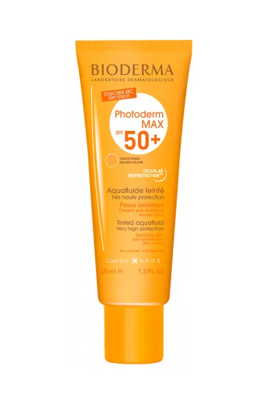 BIODERMA PHOTODERM AQUAFLUIDE TEINTEE DOREE SPF 50+