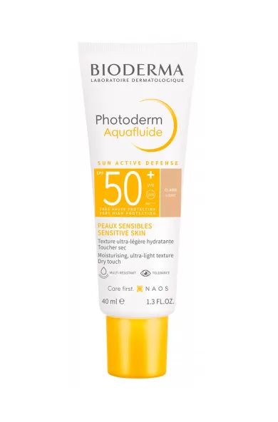 BIODERMA PHOTODERM AQUAFLUIDE TEINTEE CLAIRE SPF 50+