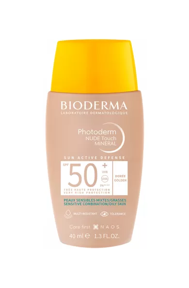 BIODERMA PHOTODERM NUDE TOUCH TEINTEE DOREE SPF 50+