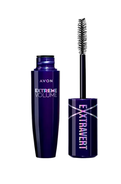 AVON EXXTRAVERT EXTREME VOLUME MASCARA BLACKEST BLACK