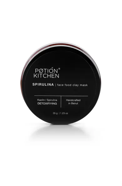 POTION KITCHEN FACE FOOD CLAY MASK - SPIRULINA