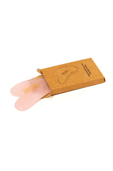 POTION KITCHEN ROSE QUARTZ GUA SHA MASSAGE STONE