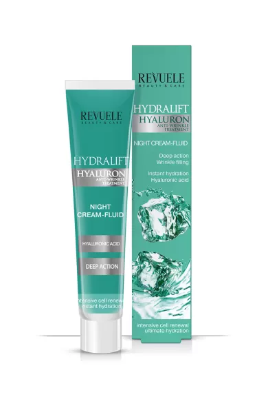 REVUELE HYDRALIFT HYALURON NIGHT CREAM-FLUID