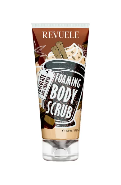 REVUELE FOAMING BODY SCRUB CHOCOLATE AND CINNAMON