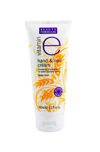 BEAUTY FORMULAS VITAMIN E HAND & NAIL CREAM