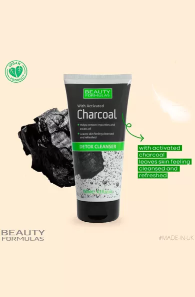 BEAUTY FORMULAS CHARCOAL DETOX CLEANSER