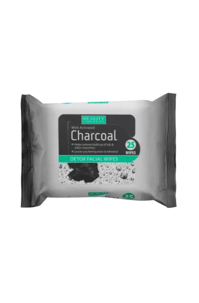 BEAUTY FORMULAS CHARCOAL DETOX FACIAL WIPES