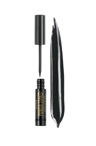 AVON POWER STAY LIQUID LINER BLACKEST BLACK