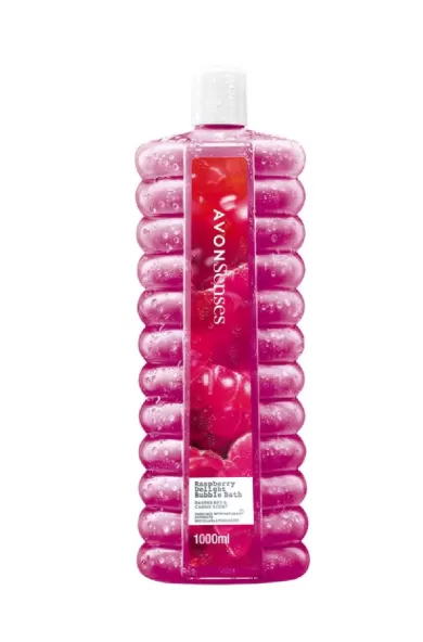 AVON SENSES RASPBERRY DELIGHT BUBBLE BATH