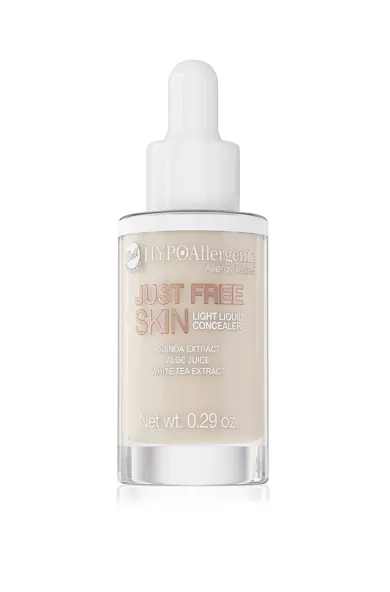 BELL HYPOALLERGENIC JUST FREE SKIN LIGHT LIQUID CONCEALER 01