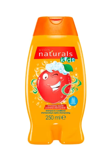 AVON NATURALS KIDS AMAZING APPLE SHAMPOO & CONDITIONER