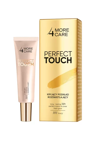 MORE 4 CARE PERFECT TOUCH COVERING ILLUMINATING FOUNDATION 101 IVORY