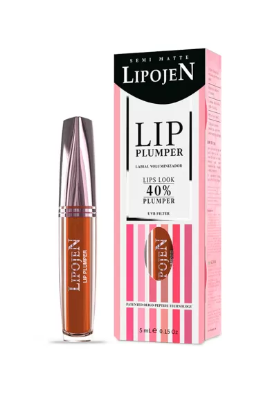 LIPOJEN LIP PLUMPER SEMI MATTE 02 - NUDE PEACH