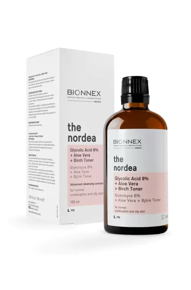 BIONNEX THE NORDEA GLYCOLIC ACID 8% + ALOE VERA + BIRCH TONER