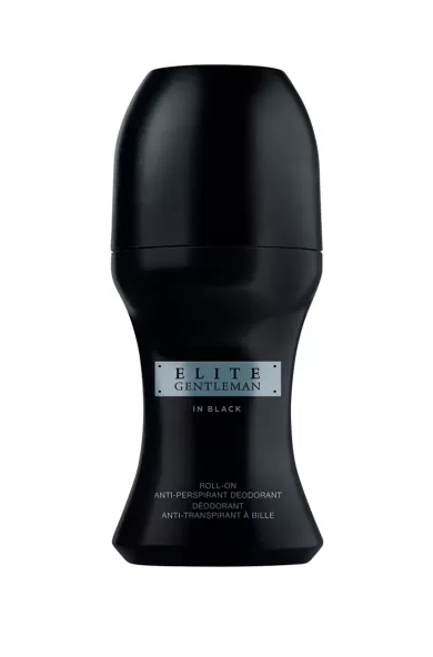 AVON ELITE GENTLEMAN IN BLACK ROLL-ON DEODORANT